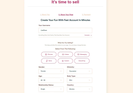 Регистрация на сайте (как заполнять данные)