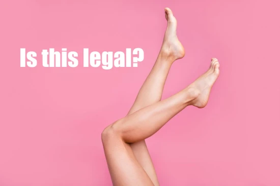 Легальность продажи фото ног