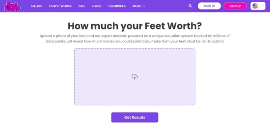 Оценка стоимости ног по фото